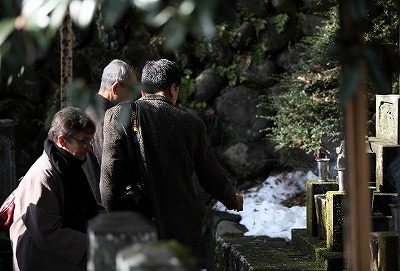 小栗上野介の墓へ